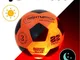 NIGHTMATCH Pallone da Calcio Che Si Illumina incl. Una Pompa per gonfiare Il Pallone - I L...