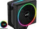 Aerocool CYLON4, raffreddamento a liquido per PC, illuminazione a LED RGB, 4 tubi di calor...