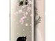 Surakey Compatibile per Samsung Galaxy S6 Cover TPU Trasparente con Stampa Fiori Floreale...