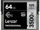 Lexar 64GB 3500x Pro CFast Compact Flash Card - LC64GCRBEU3500