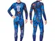 GUARDUU Muta da Uomo Neoprene da 3MM Intera Lunghezza Calda da Surf Muta da Nuoto Manica L...