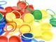 takestop® Tappi Bottiglie in Plastica con Collarino Set 90 Pezzi