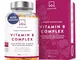 Vitamina B Complex Alto Dosaggio Vegan | 261mg di Vitamine B [6 Mesi]: Vitamina B1, B2, B3...