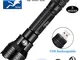 Torcia subacquea DaskFire Cree Xml L2 1000Lumens 50 Meters Illuminazione da immersione Tor...