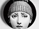 Li Kerer Motivo Creativo Piero Fornasetti Piatto in Ceramica Appeso a Parete Decorazione F...