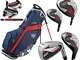 Wilson Prostaff SGI - Set Completo di 12 Mazze da Golf da Uomo, per destrorsi, in Grafite,...