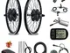 Kit Bici elettrica RICETOO 36V / 48V 500W Motore mozzo brushless con Ruota a Raggi Anterio...