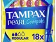 Tampax Compak Pearl Assorbenti Interni Regular con Applicatore