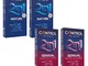 CONTROL Kit 4 Confezioni Profilattici 2in1-2 conf. Nature + 2 conf. Touch&Feel con punti e...