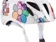 Alpina Casco da bici per bambini Ximo Flash, Bambini, Radhelm Ximo Flash, fiore bianco, 47...