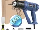 Pistola Termica Elettrica Professionale 2000W,Vastar 50℃- 650℃,Pistola ad Aria Calda,con L...