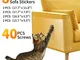 Pidsen Protezione Graffi Gatto, 8PCS Autoadesive Trasparente PVC Anti-Graffio Protector pe...