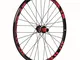 GTR SL - Ruota Posteriore per Mountain Bike, Unisex, da Adulto, Colore: Rosso, 29" x 20 mm