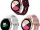 Syxinn Compatibile con Cinturino Galaxy Watch Active/Active 2 40mm 44mm 20mm Braccialetto...