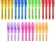 Penna Inchiostro Invisibile, UlifeME 28pcs Penna Magica con Luce UV, UV Pennarello Scrittu...