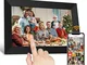 Cornice Digitale WiFi 10,1 pollici Touch Screen IPS FHD per Condivisione di Foto e Video,...