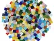 Belle Vous Tessere Mosaico Vetro Colorato (700 pz - 500 g) - Tasselli Mosaico 1 x 1 cm - T...