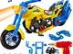 HERSITY Macchina da Montare e Smontare Giochi Moto da Assemblare Kit Smontabile Giocattolo...