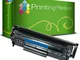 Printing Pleasure Toner Compatibile Q2612A 12A Cartuccia Laser per HP Laserjet 1010 1012 1...