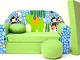 Z16 bambini divano richiudibile divano letto divano Mini divano 3-in-1 Set con + poltrona...