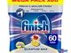 Finish Pastiglie Lavastoviglie Quantum Max, Limone, 60 Tabs