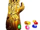 Infinity Thanos Gauntlet Infinity glove with LED Magnet Glowing Stones Kids Gauntlet Cospl...