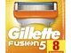 Gillette Fusion Ricarica di Lame per Rasoio, 8 Testine