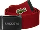 Lacoste 40 Woven Strap In Kit Cintura red