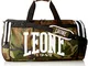 LEONE 1947, Camouflage Borsone Sportivo, Verde Mimetico, Taglia Unica, AC906