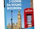 Wonderbox - Cofanetto Regalo - 3 Giorni da Sogno in Europa - Valido 3 Anni e 3 Mesi