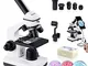 BEBANG 100X-2000X Microscopio per Bambini Adulti, Microscopio professionale biologico per...
