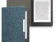 kwmobile Cover Compatibile con Kobo Aura Edition 2 - Custodia a Libro in Tessuto - Coperti...