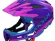 Cratoni C-Maniac, Limited Edition, casco bici per downhill, modello 2018, violett-pink-bla...