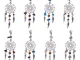 NBEADS Ciondoli Dreamcatcher, 30 Pezzo Dreamcatcher Ciondoli Portachiavi con Chiusura A Mo...