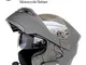 Jackys Casco da Corsa Integrale per Casco da Moto Modulare Bluetooth Integrato Bluetooth,...