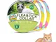 Collare Antipulci e Zecche per Gatti, Collare Antipulci per Gatti Impermeabile Misura Rego...