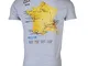 Tour de France TDF-ZA-3010, T-Shirt Unisex, Grigio, FR : 2XL (Taille Fabricant : XXL)