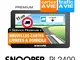 Snooper PL2400 Fisso 4.3" Touch screen 135g Nero navigatore