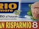 Confezione gran risparmio tonno rio mare al naturale 8 lattine da 80 gr