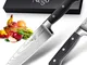 Coltello da Cucina Coltello Chef Professionale Coltello di Verdure 20cm Forgiata Lama Alto...