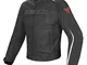 Dainese 1654575_948_54 Hydra Flux D-Dry Jacket Giacca Moto Nero/Nero/Bianco, 54 EU