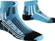 X-Bionic X-Socks Run Speed Two Lady, Calza da Corsa Donna, Turchese/Nero, 36/36