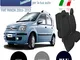 COPRISEDILE COPRISEDILI FODERA AUTO SU MISURA PER FIAT PANDA 5 PORTE COLORE GRIGIO DEL 200...