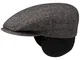 Stetson Kent Wool Berretto Paraorecchie Uomo - Made in The EU Berretti Piatti Cappello Pia...