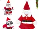 Abbigliamento Natale Cane, Cane Gatto Vestiti di Natale, Costume natalizio per animali dom...