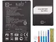 E-yiviil - Batteria di ricambio compatibile con LG Aristo MS210 K10 Pro 2017 K8 2017 versi...