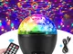 Luci Discoteca LED, FOCHEA 16 Colori Bluetooth Palla da Discoteca Luce USB con Telecomando...