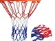 Zuzer Rete da Basket, 3pcs Standard Rete Professionale Basket Heavy Duty Resistente agli A...