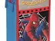 ASTUCCIO 3 ZIP MARVEL - SPIDERMAN HOMECOMING - attrezzato con penne, matite, pennarelli Ne...