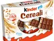 Kinder Cereali, Tavolette di Cioccolato ai Cereali, 10 pezzi da 23.5 Gr